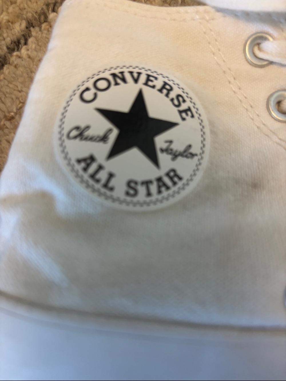 Converse All Star High Top Sneakers in White - Picture 5 of 5